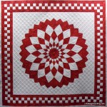 Janann’s Red White Challenge – Giant Dahlia 1