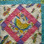 Swirl and Curl quilting detail